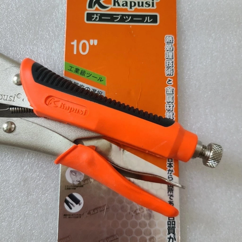 Kìm Bấm Tay Bọc Nhựa, Kìm chết 10 inch 250mm Thép CRV Kapusi K-8268