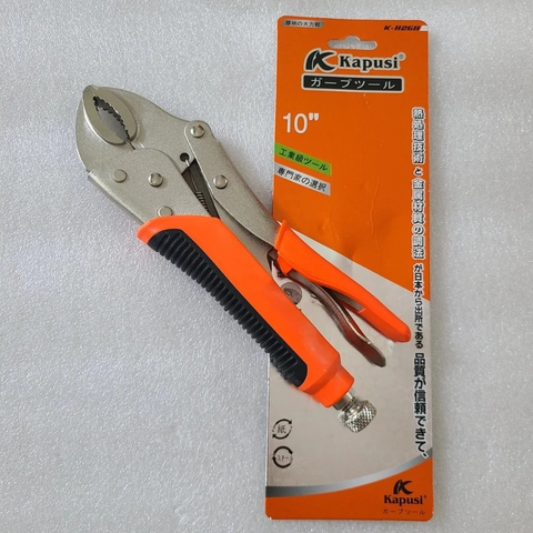 Kìm Bấm Tay Bọc Nhựa, Kìm chết 10 inch 250mm Thép CRV Kapusi K-8268