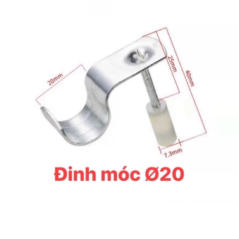 Đinh Móc Hạt Nổ Hợp Kim Cao Cấp Đường Kính 20mm, 25mm, Đinh hạt nổ dùng cho máy bắn đinh đầu 7.3mm