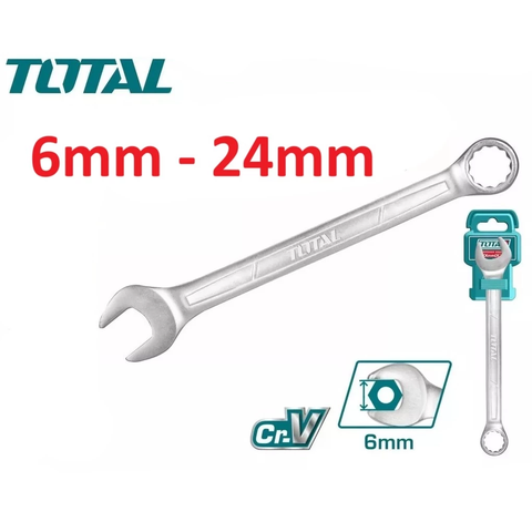 ĐỒ NGHỀ TOTAL Cờ lê vòng miệng nhiều kích thước từ 6mm đến 24mm TCSPA061 TCSPA241