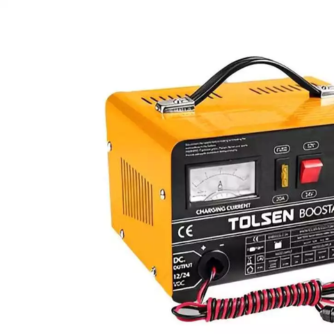 Bộ sạc bình 230V Tolsen 79997, Bộ Sạc Ác Quy Xe Máy Ô Tô Xe Tải 230VAC 12/24V