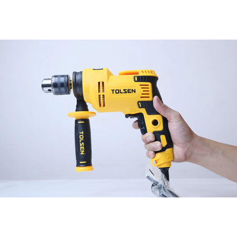 Máy Khoan Điện Công Suất 650W Tolsen 79504, Đầu Khoan 13 Ly Đầu Sắt, Bảo Hành Chính Hãng 6 Tháng