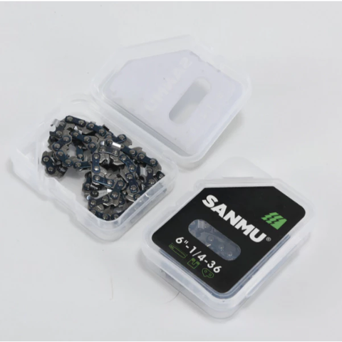 Dây Xích SANMU 12 inh 1/4 Dùng Cho Cưa Xích Cần Nối Dài, Lam 12 Inch 1/4