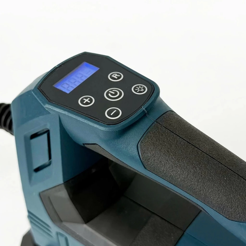 Máy Bơm Hơi Pin BOSHUN BS-BH120, 120w, Nặng 940gram, Áp Suất Tối Đa 120 Psi, Màn Hình Led Bảo Hành ^ Tháng