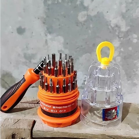 Bộ Cốc Tua Vít Đa Năng 31 Chi Tiết Hãng Kapusi Japan Sửa Điện Thoại, Điện Tử, Laptop K-6036