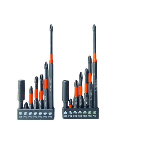 Bộ 7 Mũi Bắn Vít PH2 - D2 Độ Cứng Cao Từ Tính Mạnh [ 2.5cm - 5cm - 6.5cm - 7cm - 9cm - 15cm ] siêu cứng lực từ tính cao