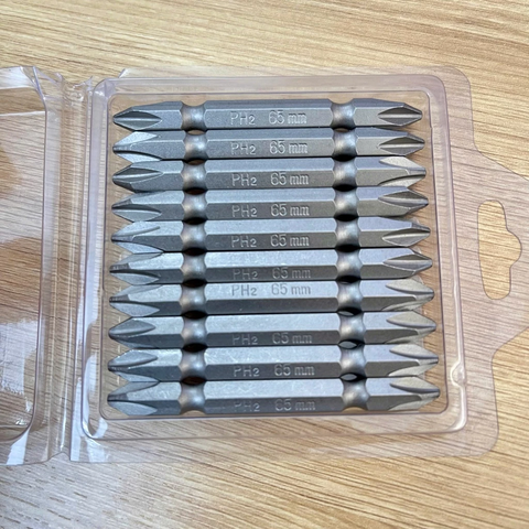 (Hộp 10 mũi) Mũi bắt vít PH2-Mũi Vít Siêu Cứng - Đầu bắn vít nam châm, đầu bake bền bỉ tiện dụng