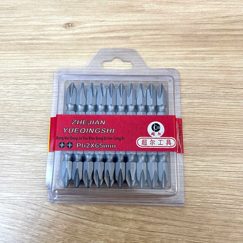 (Hộp 10 mũi) Mũi bắt vít PH2-Mũi Vít Siêu Cứng - Đầu bắn vít nam châm, đầu bake bền bỉ tiện dụng