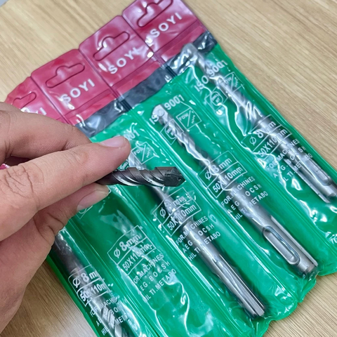 [CHUÔI GÀI] Mũi khoan bê tông Khoan tường phi 8mm - dài 110mm chuôi gài - Soyi - HÀNG XỊN