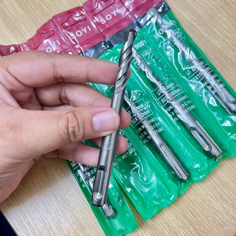 [CHUÔI GÀI] Mũi khoan bê tông Khoan tường phi 8mm - dài 110mm chuôi gài - Soyi - HÀNG XỊN