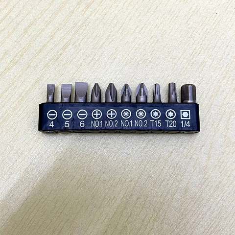 Bộ phụ kiện 21 chi tiết đa năng dành cho máy khoan pin, máy siết bulong