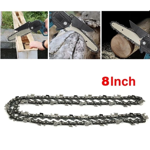 Dây Xích 8 inch, Lam Xích 8 Inch, Gắn Cưa Pin 45 Mắt, Xích 8 Inch Cho máy cưa xích mini chạy pin