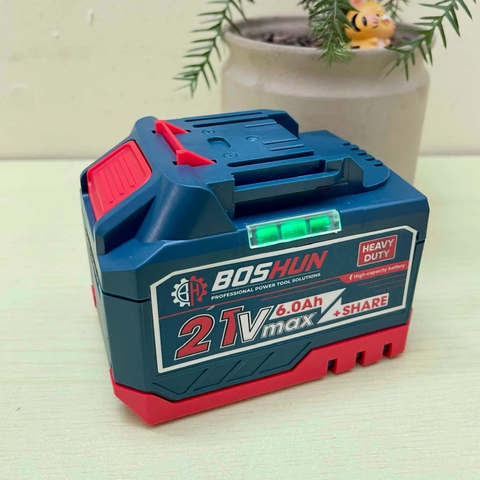 [HOẢ TỐC] Pin Boshun mạch 15cell, 20 cell 4 mosfet,có đèn báo pin - Pin máy khoan, máy mài, máy siết bulong
