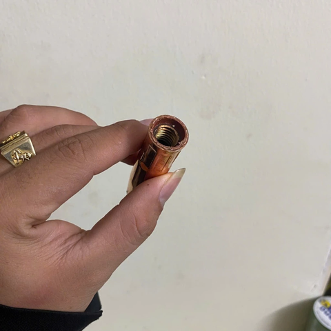 Chụp khí Mig súng hàn 75mm, chụp khí cho mỏ hàn mig 200 chất liệu đồng