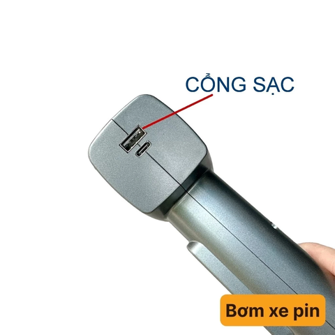 [BƠM LỐP Ô TÔ] Máy Bơm Lốp Xe, Máy Bơm Hơi Mini Dùng Pin KAPUSI K-6226, Màn Hình Led, Chân Sạc Tipe-C Tiện Dụng  5.0  1 đánh giá Đã bán 2