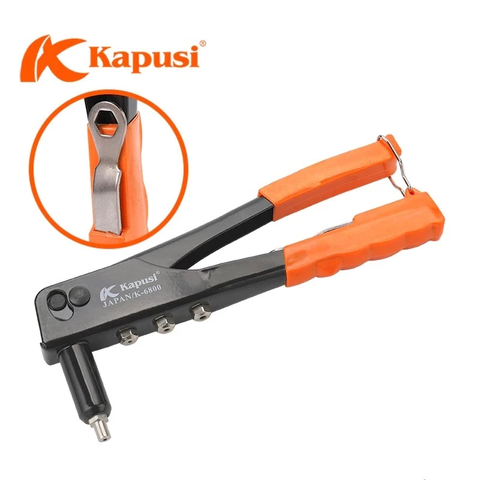 Kìm rút đinh tán rive KAPUSI K-6800, size đinh: 2.4mm, 3.2mm, 4mm, 4.8mm