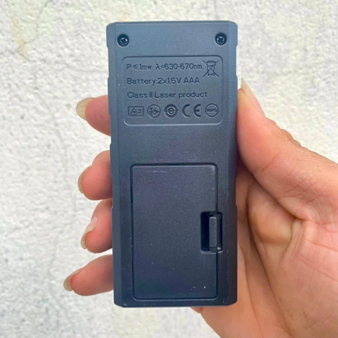 Thước Laze Đo Khoảng Cách, Cân Bằng Tia Laser SNDWAY SW-MS50 Khoảng Cách 50m Dùng Pin Tiểu AAA