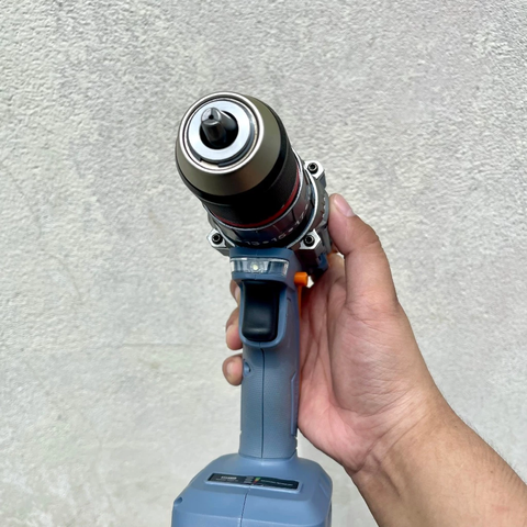 Thân Máy Khoan Pin KAPUSI K-6879 Đầu Kẹp 13 Ly 3 Chức Năng Động Cơ Không Chổi Than Tặng Kèm 4 Mũi Khoan và 1 Mũi Vít