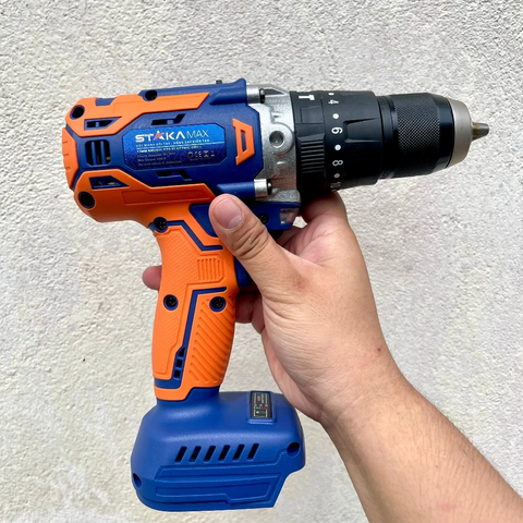 Thân Máy Khoan STAKA KA-2851 Đầu Kẹp 13 Ly Autolock Không Chổi Than, Chân Pin Phổ Thông Khoan tường, Khoan Sắt