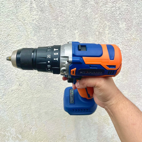 Thân Máy Khoan STAKA KA-2851 Đầu Kẹp 13 Ly Autolock Không Chổi Than, Chân Pin Phổ Thông Khoan tường, Khoan Sắt