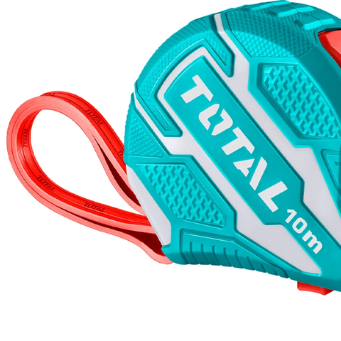 Thước Kéo Thép Nền vàng TOTAL 5mx19mm, 10mx25mm Đo Mét Và inch, Đo Chiều Cao, Chều Rộng, Chất Lượng Tốt