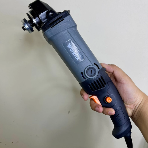 [KÈM LƯỠI CẮT ĐA NĂNG] Máy Mài Cầm Tay WORKFIX WF-AG1050B, Máy Mài Điện Công tắc bụng, Công Suất 1050W, 6 Tốc độ