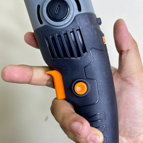 [KÈM LƯỠI CẮT ĐA NĂNG] Máy Mài Cầm Tay WORKFIX WF-AG1050B, Máy Mài Điện Công tắc bụng, Công Suất 1050W, 6 Tốc độ