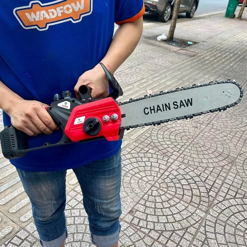 [KÈM XÍCH THAY THẾ] Máy Cưa xích Pin KUTAN 12 inch, Bộ 2 Pin 20 Cell 8 Mosfet Không Chổi Than, Chỉnh Lam Ngoài