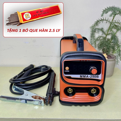 [TẶNG BÓ QUE 2.5LY] Máy Hàn Điện Tử Lincolnzonter MMA-250B Màn LCD Máy Hàn Que Chuyên 3.2mm, Bảo Hành 12 Tháng