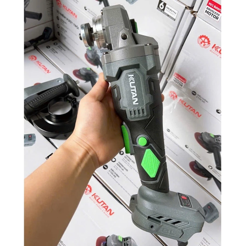 [TẶNG LƯỠI CẮT ĐA NĂNG] Thân Máy Mài Pin Kutan Động Cơ Không Chổi Than Xám Đá 100 Chân Pin Phổ Thông Bảo Hành 6 Tháng