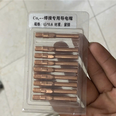 Béc Hàn Mig Ốm Dài M6x45 Béc 0.8 và 1.0