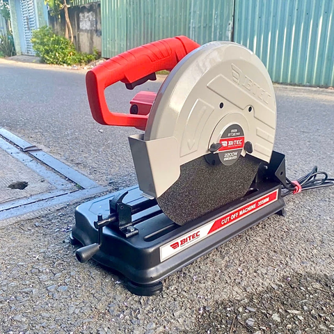 Máy Cắt Sắt 2200W BITEC BT357A1 Mô Tơ Lõi Đồng, Đĩa 355mm Có Ốc Giữ Khi Nhấn Xuống