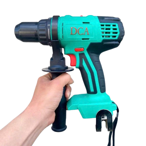 Thân Máy Khoan Búa Dùng Pin 18v DCA ADJZ13Z, Đầu Kẹp 13 ly Không Chổi Than
