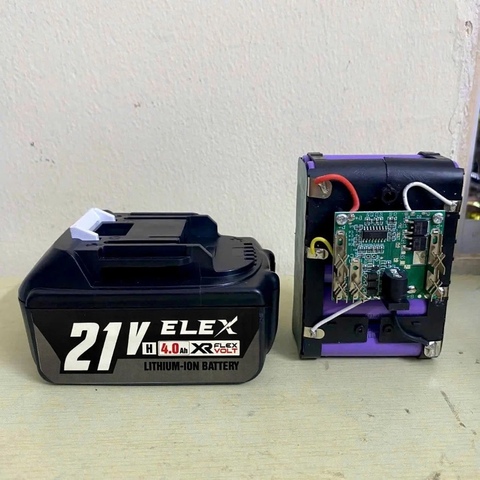 Pin Máy Khoan,Siết Ốc Bulong,Pin Chân Phổ Thông 21v 10CELL ELEX