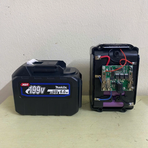 Bộ Sạc Cốc Kèm Pin 15 Cell 3 Mosfet 21v Chân Pin Phổ Thông Bảo Hành 6 Tháng Dùng Máy Siết Bulong, Máy Cưa, Máy Khoan,...