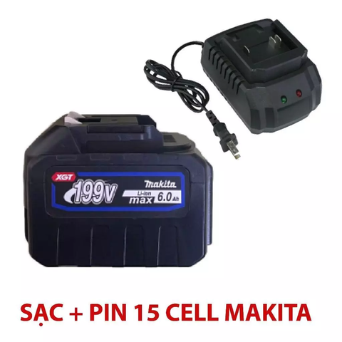 Bộ Sạc Cốc Kèm Pin 15 Cell 3 Mosfet 21v Chân Pin Phổ Thông Bảo Hành 6 Tháng Dùng Máy Siết Bulong, Máy Cưa, Máy Khoan,...