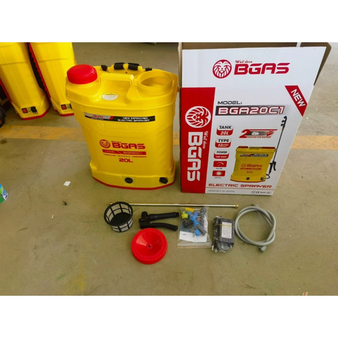 Bình Xịt Điện BGAS 20 Lít BGA20C1 Dùng Phun Khử Khuẩn, Trừ Sâu Và Tưới Nước