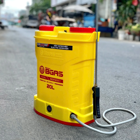 Bình Xịt Điện BGAS 20 Lít BGA20C1 Dùng Phun Khử Khuẩn, Trừ Sâu Và Tưới Nước
