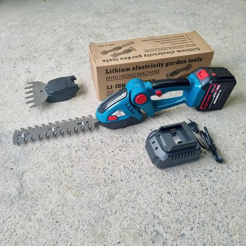 Máy cắt tỉa hàng rào cắt cây cảnh KUTAN động cơ lõi đồng 100% - chân pin phổ thông 4cm