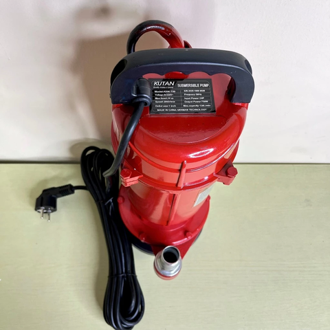Máy Bơm Chìm 220V KUTAN Công Suất 750W, Máy Bơm Tõm KUTAN KBN-750, Bơm Nước Thải, Nước Sạch, Dùng Trong Nông Nghiệp