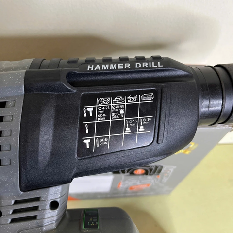 Máy Khoan Bê Tông Pin KUTAN Xám 3 Chức Năng, Bộ Máy 2 Pin 15 Cell Động Cơ Không Chổi Than Bảo Hành 6 Tháng