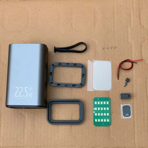 Box Sạc Dự Phòng 6 Cell Pin 21700 Nhôm, Vỏ Sạc Dự Phòng 6 Cell Pin, full phụ kiện KHÔNG KÈM PIN