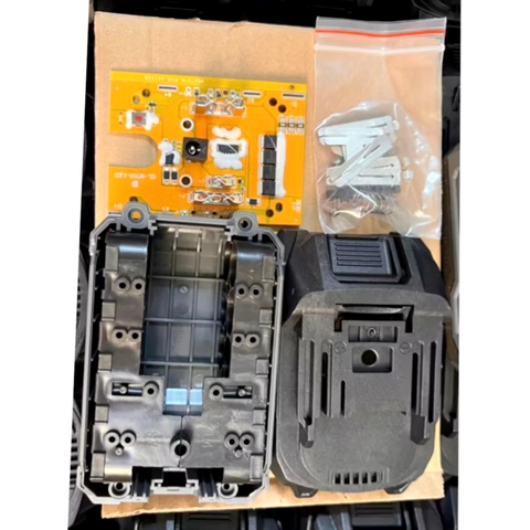 Vỏ - Mạch Pin Chân Phổ Thông 5s2p 10 Cell Vỏ Xám, Vỏ Pin Chân Phổ Thông M21 Chống Sốc Mạch 90A KHÔNG KÈM CELL PIN