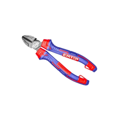 Kìm Cắt Dây Điện 6 inch EMTOP EPLRD0621, Kìm 160mm Trợ Lực 30% Thép Crv, Tay Bọc Nhựa
