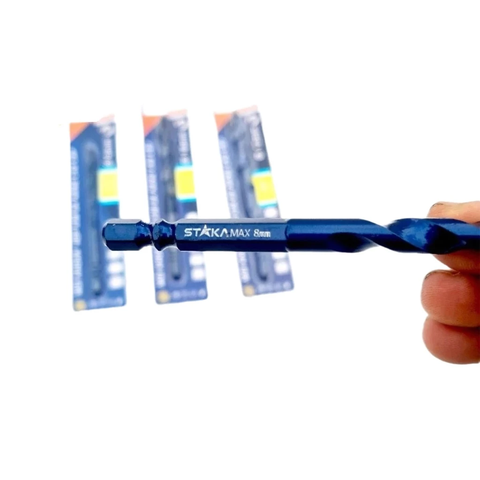 Mũi Khoan Đa Năng Xanh 6mm, 8mm, 10mm, 12mm STAKA, Mũi Khoan Đa Năng Cao Cấp Khoan Gỗ, Kim Loại, Nhựa, Bê Tông