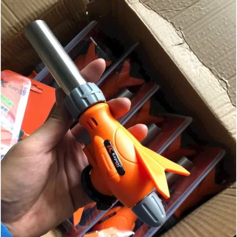 Đèn Khò Ga Mini Đuôi Cá KAPUSI, Khò Ga Cầm Tay, Đầu Khò Ga KAPUSI K8009 Có Điều Chỉnh Nhiệt Độ