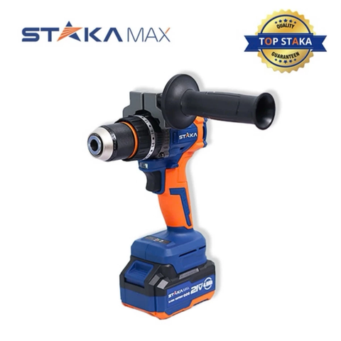 Máy Khoan Pin 13 ly STAKA kA-2855 Chân Pin Phổ Thông M21, Đầu Kẹp 13mm Autolock, Lực Siết 80Nm, Động Cơ Không Chổi Than