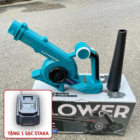 [TẶNG KÈM ĐẾ SẠC] Thân Máy Thổi bụi STAKA KA-2916, Nhỏ Gọn, 3 Tóco Độ Gió, Khộng Cơ Không Chổi Than