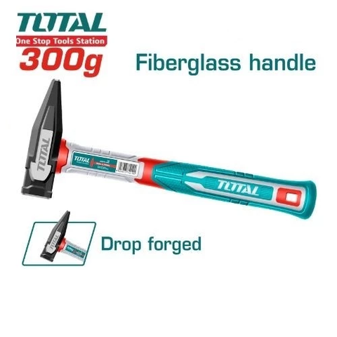 Búa Đóng Đinh Đầu Dẹp & Vuông Total Cán Bọc Nhựa 200G , 300G , 500GTHMH62200 THMH62300 THMH62500