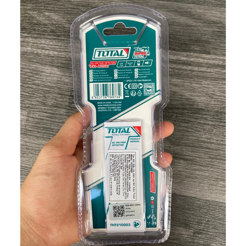 Đầu Dò Điện Áp AC TOTAL THT210003 Màn Hình Led Mẫu Mới Dò Không Chạm, Phân Biệt Dây Nóng Nguội, Bút Dò Điện Thông Minh